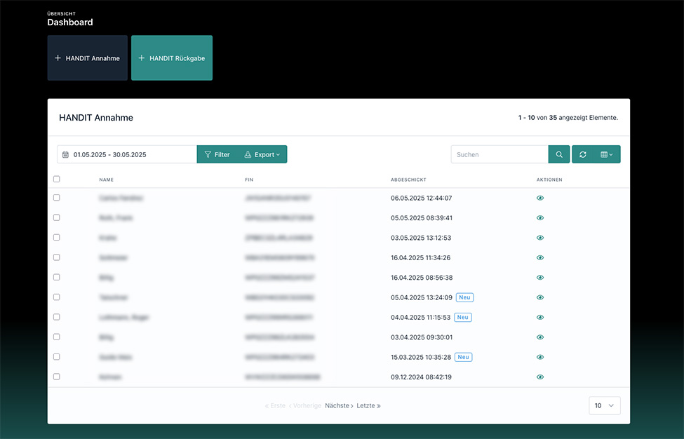 HANDIT - Easy Handover